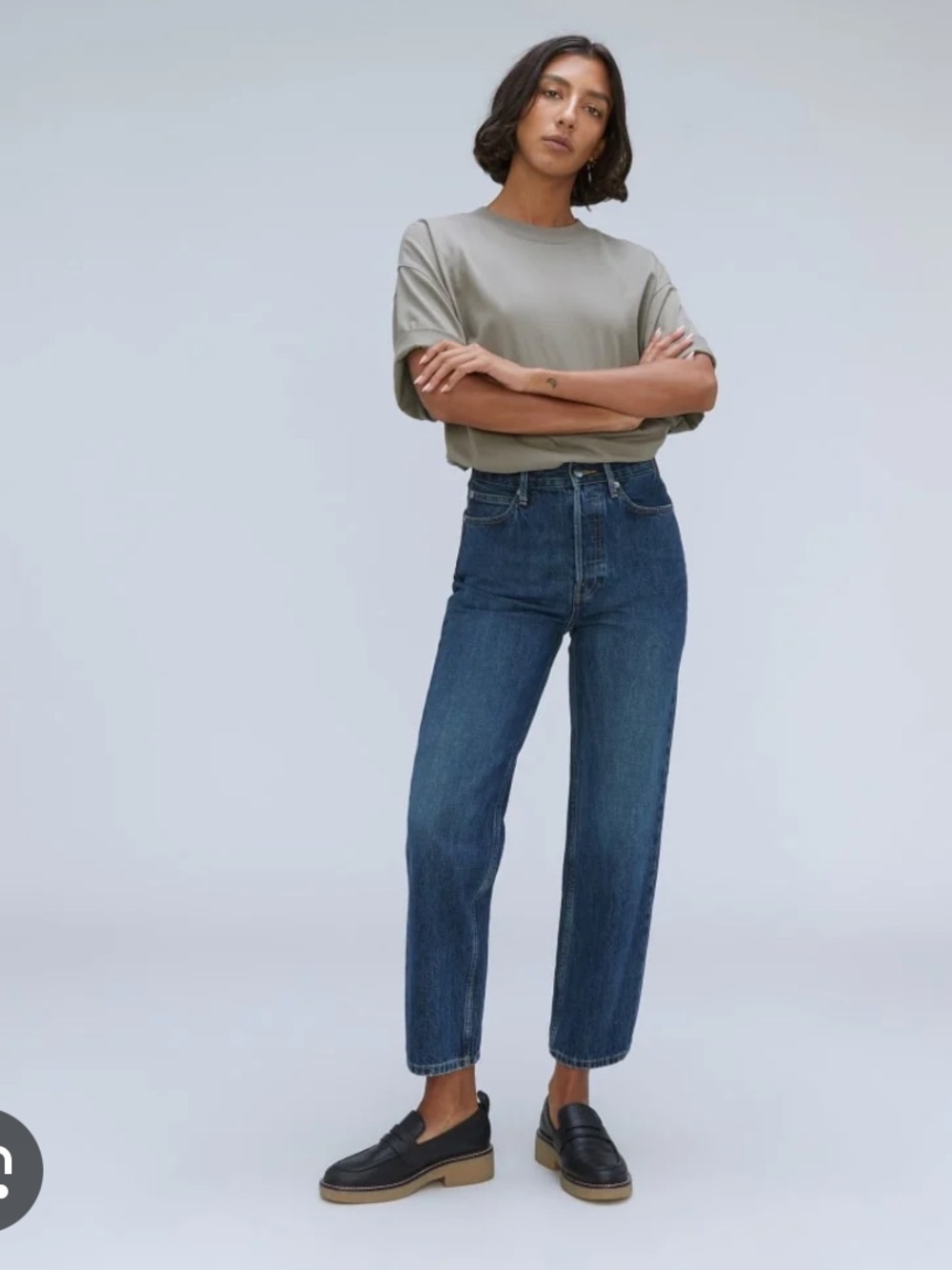 Everlane Way High Organic Jean, 32 Long